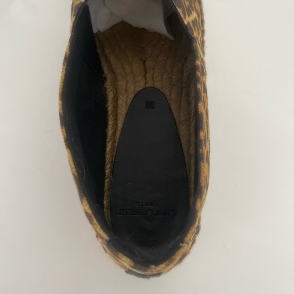 Saint Laurent Leopard print espadrilles size 38 - Picture 15 of 16